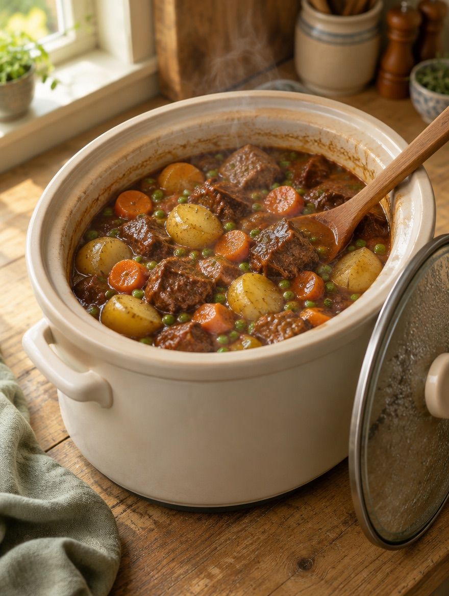 Beef Stew in the slow cooker