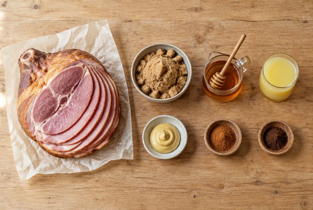 Ingredients for Brown Sugar Ham
