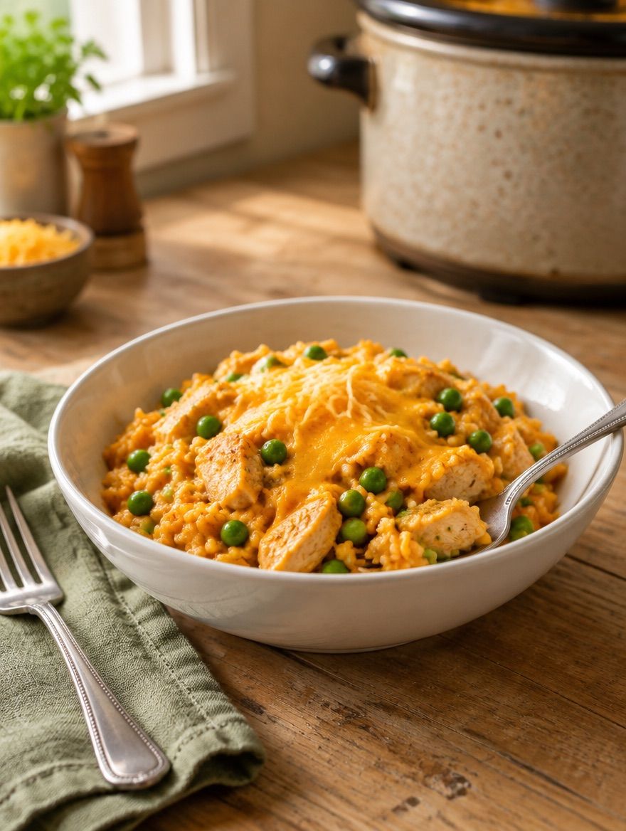 Cheesy Chicken and Rice