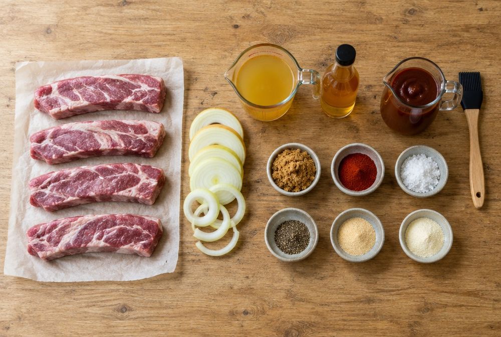 Ingredients for Country-Style Ribs