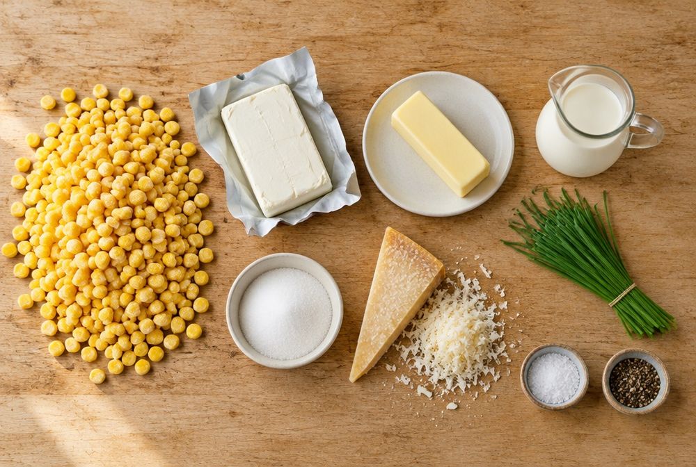 Ingredients for Creamed Corn
