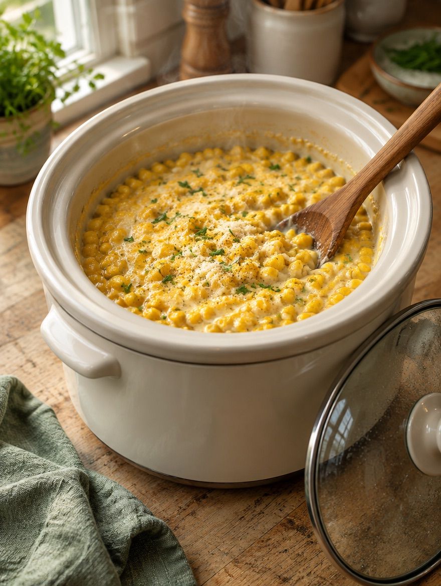 Creamed Corn in the slow cooker