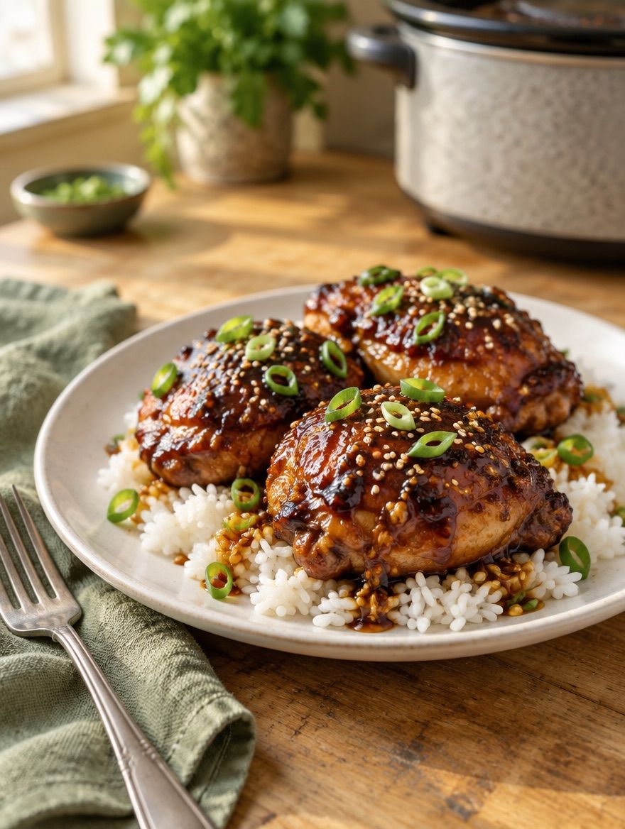 Honey Garlic Chicken Thighs
