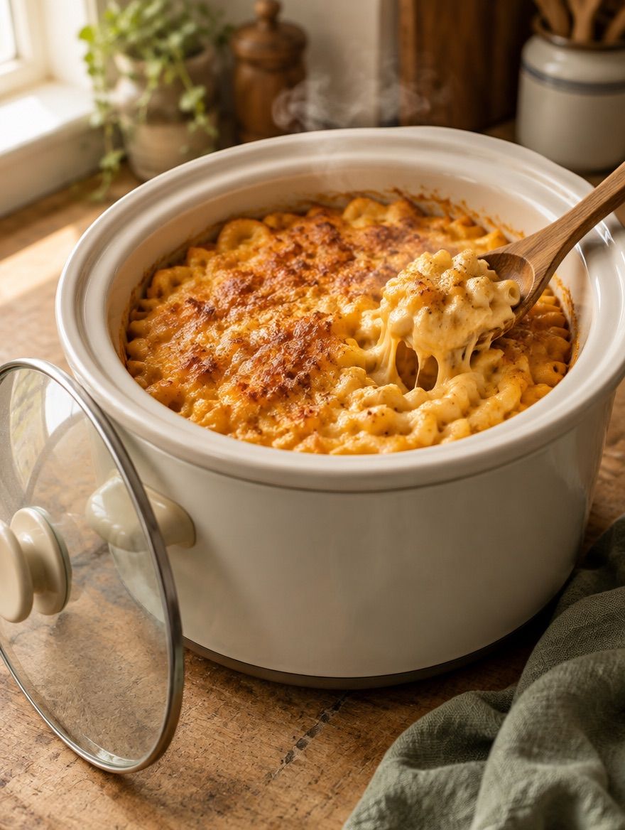 Mac and Cheese in the slow cooker