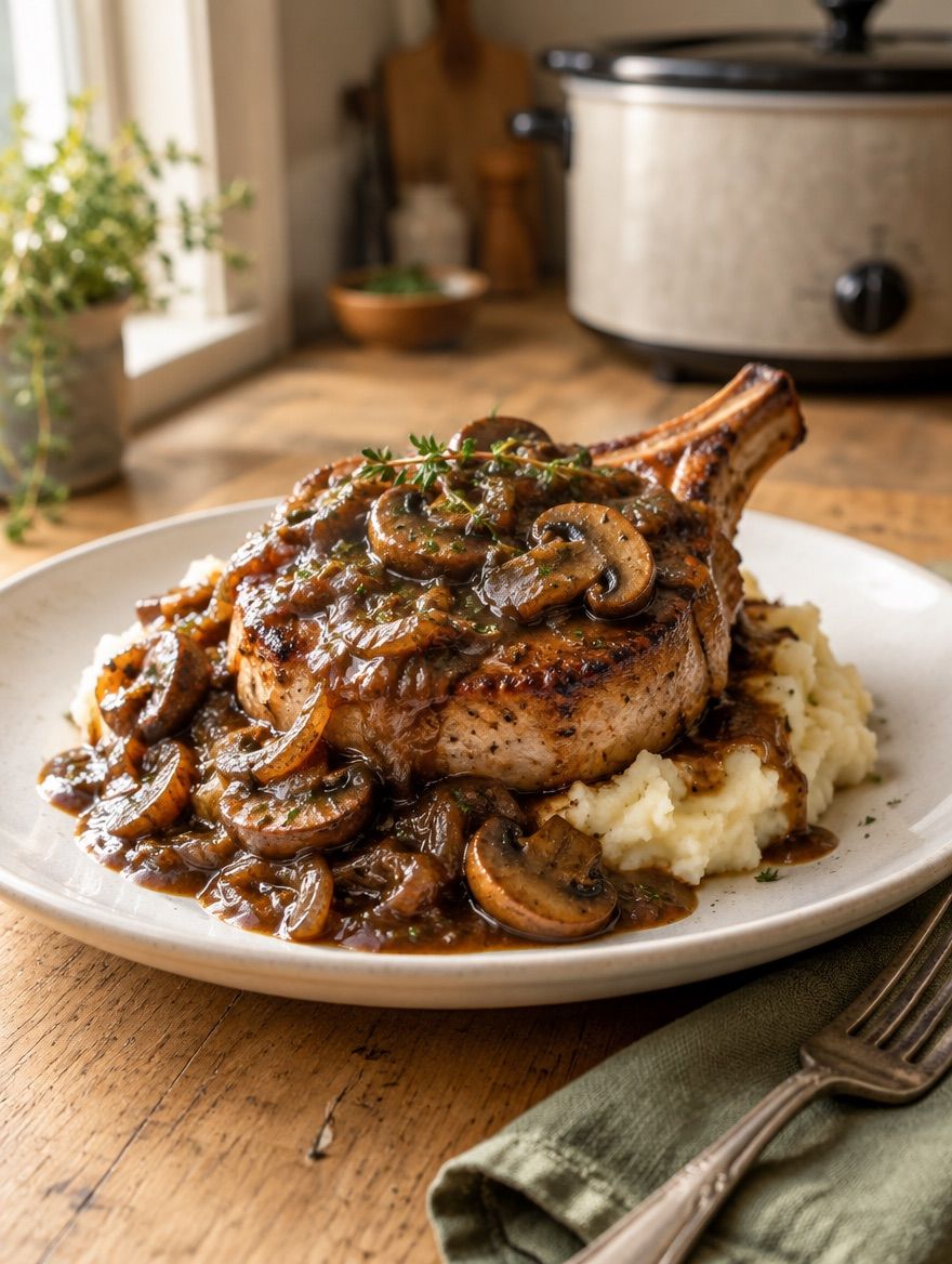 Pork Chops and Gravy