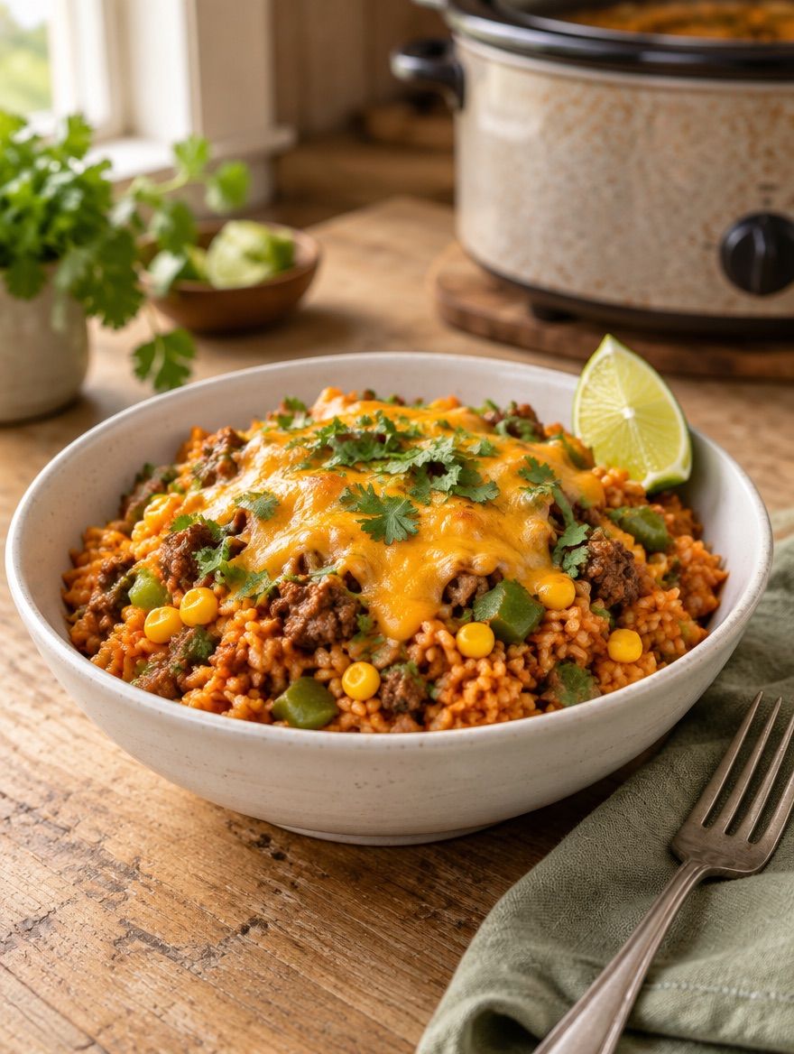Spanish Rice with Ground Beef