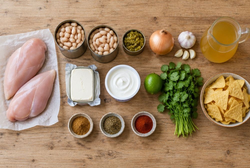 Ingredients for White Chicken Chili